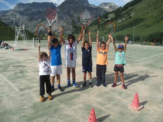 Children Tennis training...